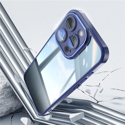 For iPhone 12 Pro Max Camera Protection Metal Buttons TPU + Acrylic Drop Proof Phone Cover