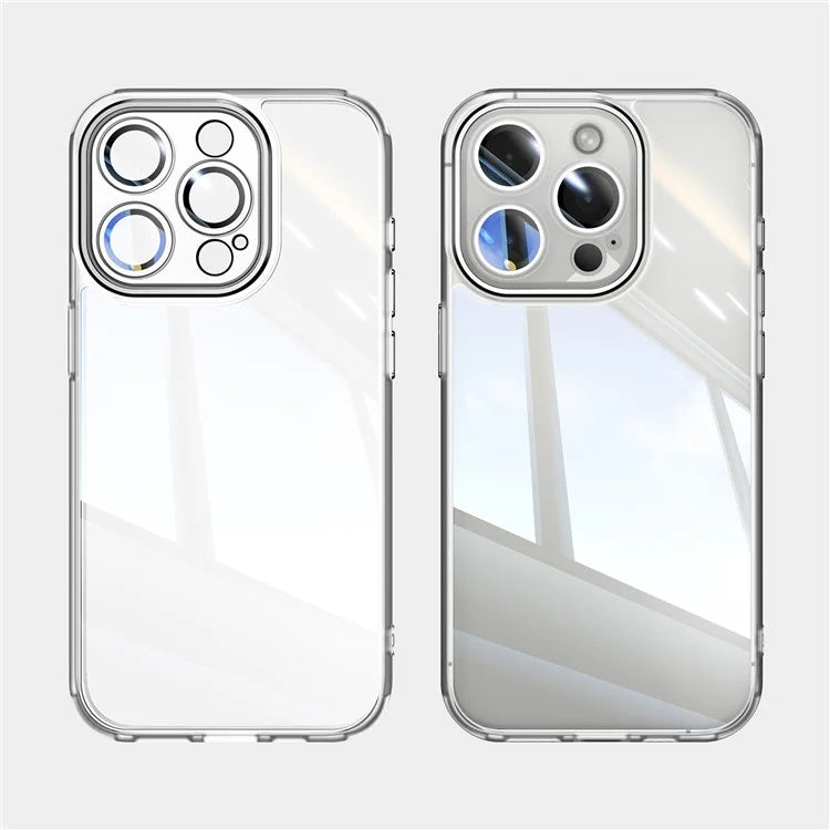 For iPhone 12 Pro Max Camera Protection Metal Buttons TPU + Acrylic Drop Proof Phone Cover