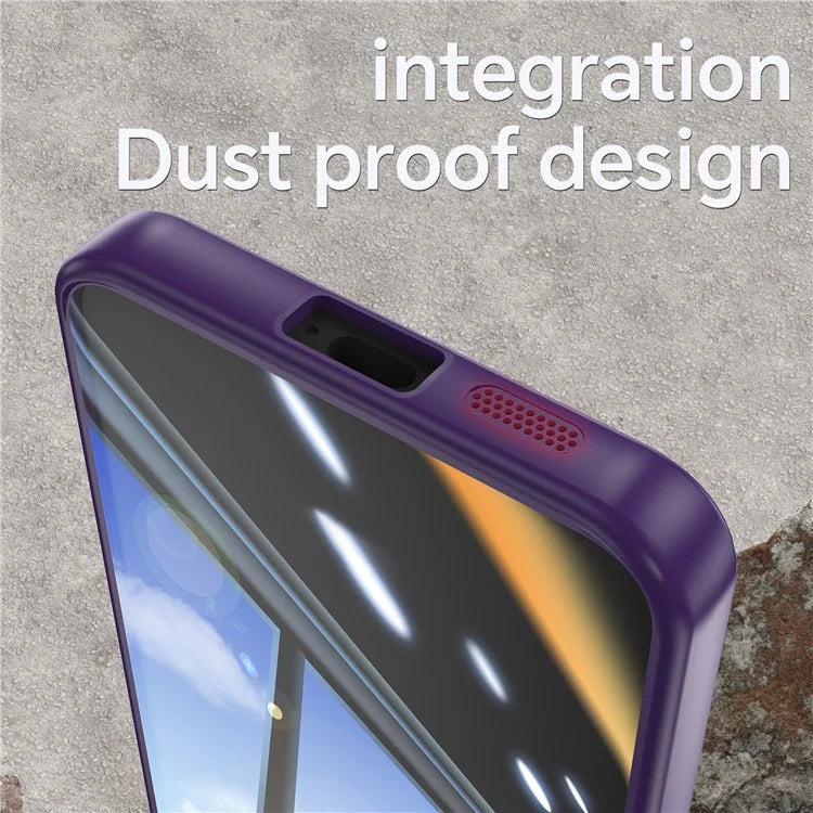 For Samsung Galaxy S23 Case TPU + Acrylic Drop-Proof Metal Buttons Phone Cover