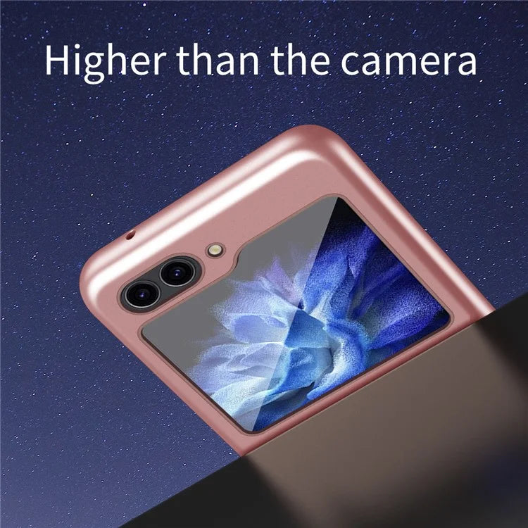 For Samsung Galaxy Z Flip6 5G Frosted Case Skin-Touch Hard PC Phone Cover Compatible with Magsafe
