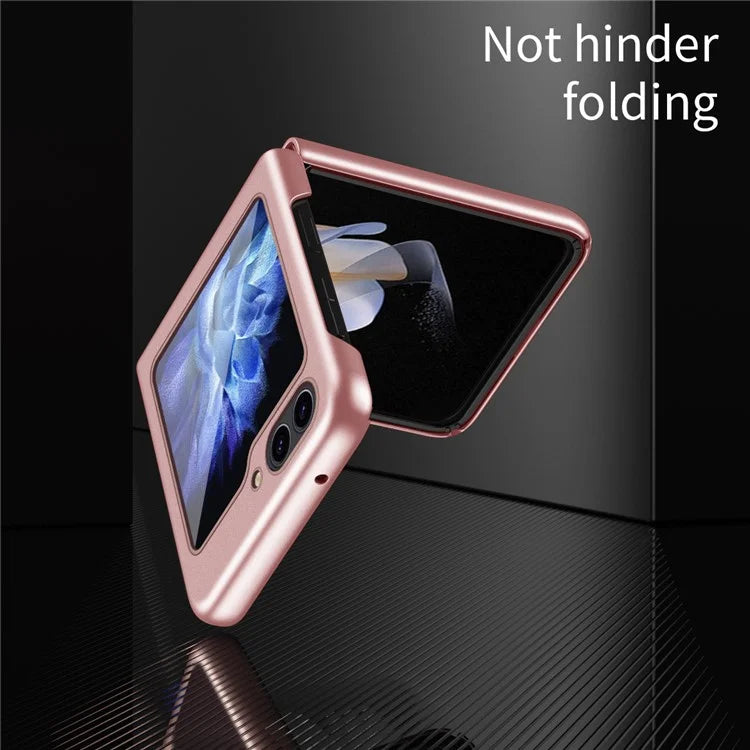 For Samsung Galaxy Z Flip6 5G Frosted Case Skin-Touch Hard PC Phone Cover Compatible with Magsafe