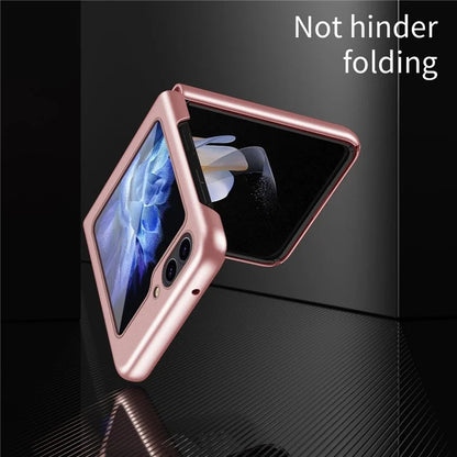 For Samsung Galaxy Z Flip6 5G Frosted Case Skin-Touch Hard PC Phone Cover Compatible with Magsafe