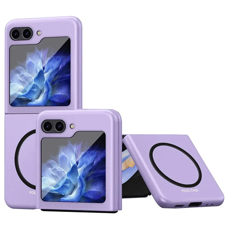 For Samsung Galaxy Z Flip6 5G Frosted Case Skin-Touch Hard PC Phone Cover Compatible with Magsafe