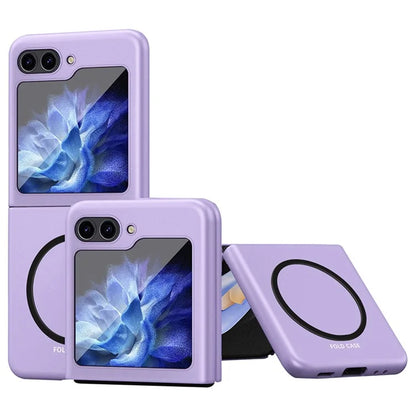 For Samsung Galaxy Z Flip6 5G Frosted Case Skin-Touch Hard PC Phone Cover Compatible with Magsafe