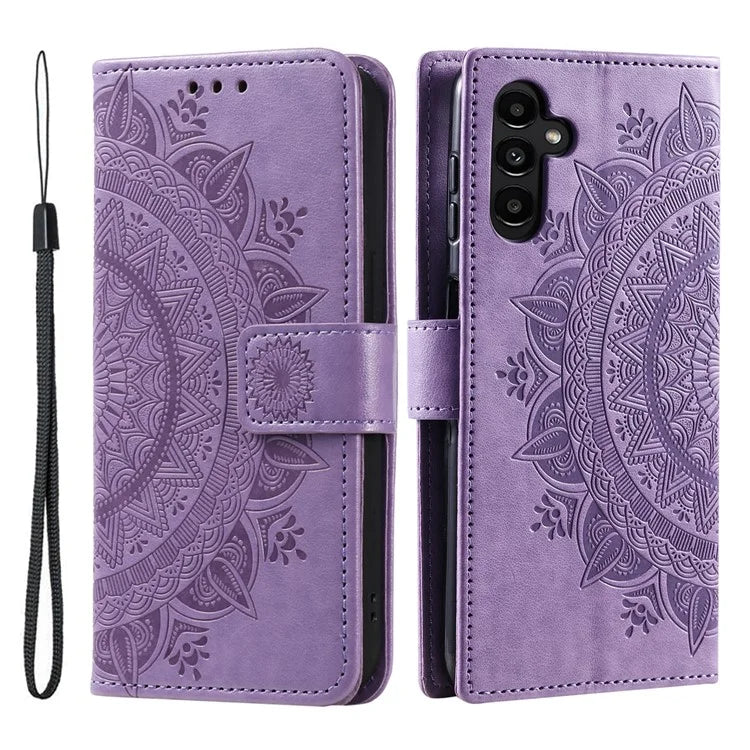 For Samsung Galaxy M55 5G / C55 5G / F55 5G Wholesale Phone Cases Full Protection Leather Wallet Phone Cover with Strap
