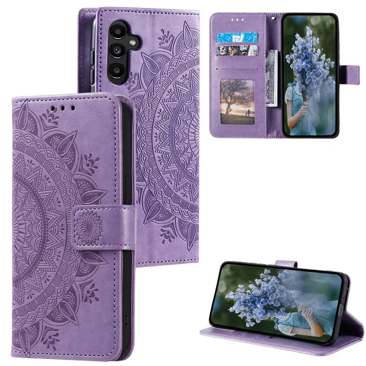 For Samsung Galaxy M55 5G / C55 5G / F55 5G Wholesale Phone Cases Full Protection Leather Wallet Phone Cover with Strap