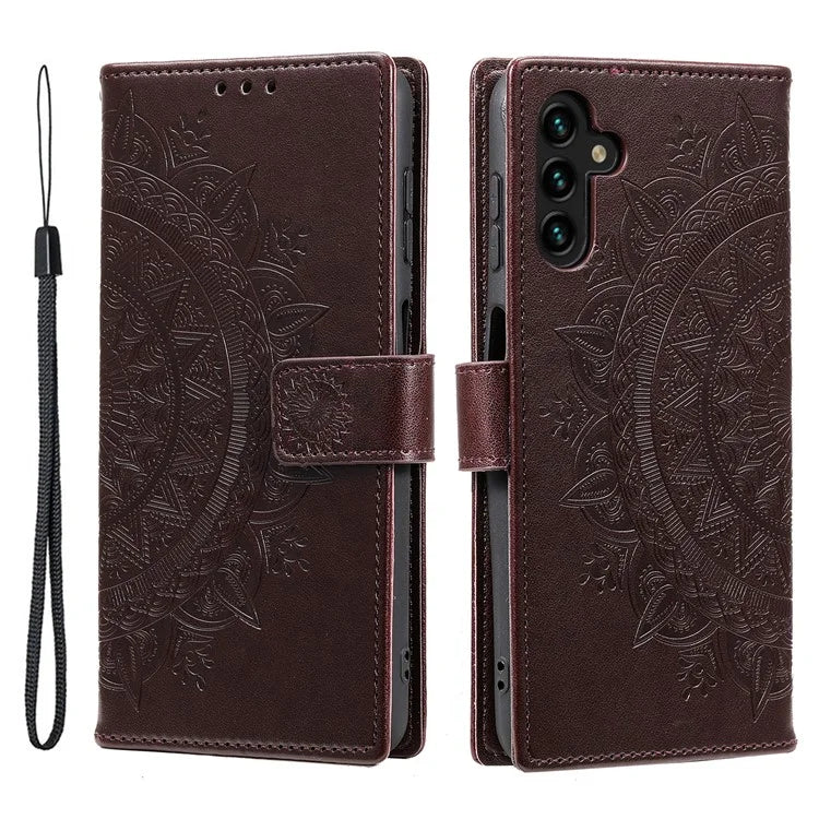 For Samsung Galaxy M55 5G / C55 5G / F55 5G Wholesale Phone Cases Full Protection Leather Wallet Phone Cover with Strap