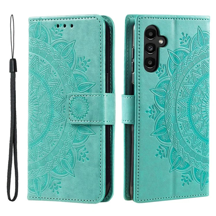 For Samsung Galaxy M55 5G / C55 5G / F55 5G Wholesale Phone Cases Full Protection Leather Wallet Phone Cover with Strap