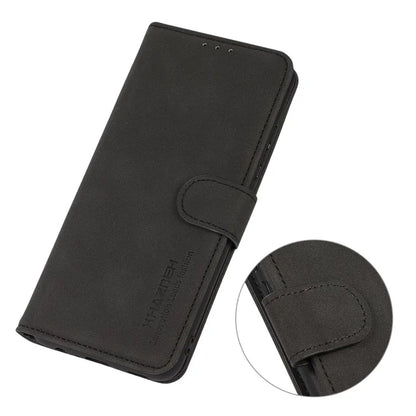 KHAZNEH For Motorola Edge 50 Ultra 5G / Moto X50 Ultra 5G Magnetic Case Texture Leather Soft Touch Mobile Phone Cover