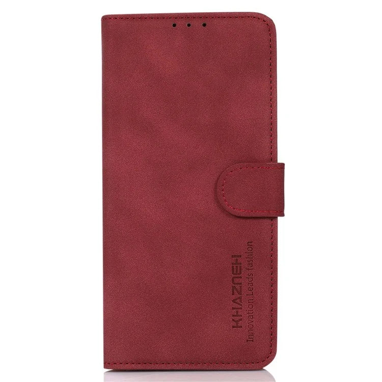 KHAZNEH For Motorola Edge 50 Ultra 5G / Moto X50 Ultra 5G Magnetic Case Texture Leather Soft Touch Mobile Phone Cover