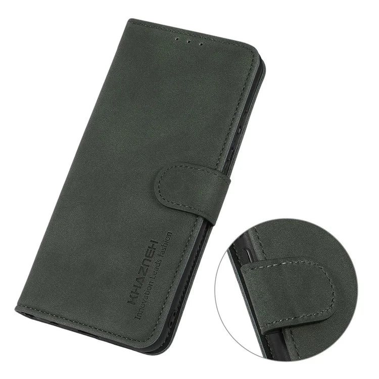 KHAZNEH For Motorola Edge 50 Ultra 5G / Moto X50 Ultra 5G Magnetic Case Texture Leather Soft Touch Mobile Phone Cover