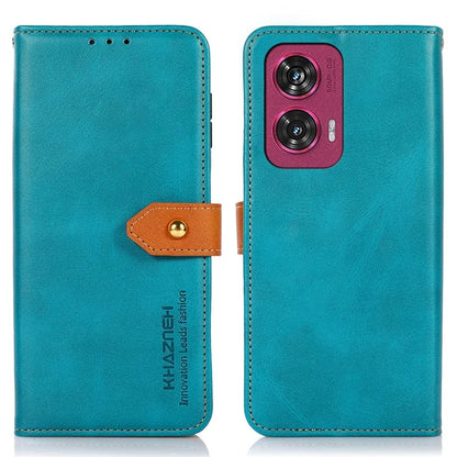 KHAZNEH For Motorola Edge 50 Fusion 5G Cell Phone Cases PU Leather Card Holder Magnetic Cover