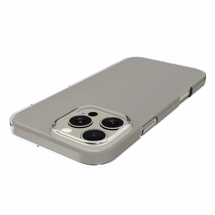 For iPhone 16 Pro Max Clear Case Glossy Surface Watermark-Free TPU Phone Cover