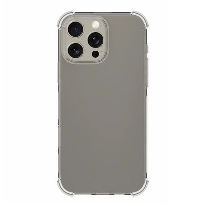 For iPhone 16 Pro Max Case Drop Protection Anti-Slip Transparent TPU Phone Cover