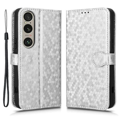 For Sony Xperia 1 VI Wallet Case Stand Leather Phone Cover Dot Imprinted
