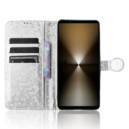 For Sony Xperia 1 VI Wallet Case Stand Leather Phone Cover Dot Imprinted
