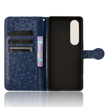 For Sony Xperia 1 VI Wallet Case Stand Leather Phone Cover Dot Imprinted
