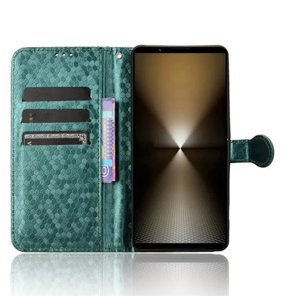 For Sony Xperia 1 VI Wallet Case Stand Leather Phone Cover Dot Imprinted