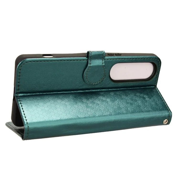 For Sony Xperia 1 VI Wallet Case Stand Leather Phone Cover Dot Imprinted