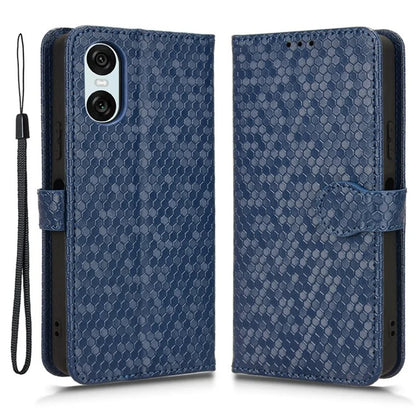 For Sony Xperia 10 VI Case Dot Pattern Card Slots Stand Mobile Phone Cover