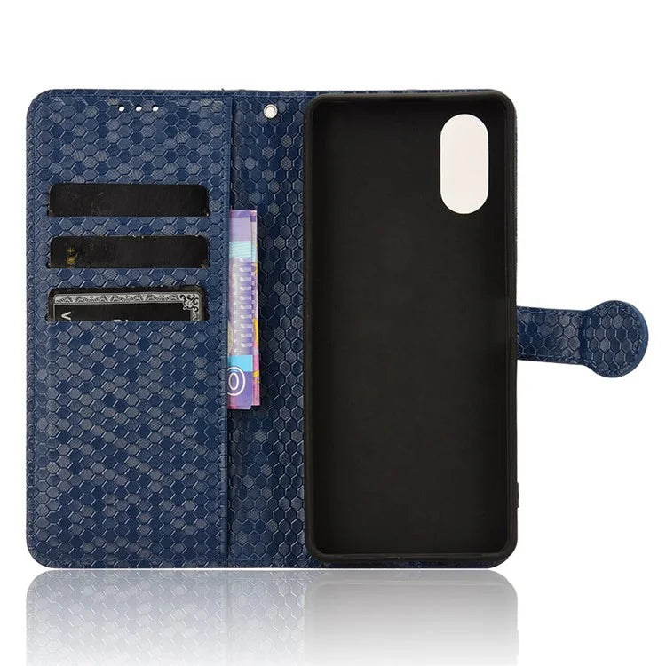 For Sony Xperia 10 VI Case Dot Pattern Card Slots Stand Mobile Phone Cover
