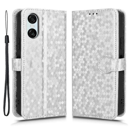 For Sony Xperia 10 VI Case Dot Pattern Card Slots Stand Mobile Phone Cover