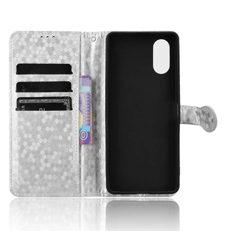 For Sony Xperia 10 VI Case Dot Pattern Card Slots Stand Mobile Phone Cover
