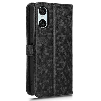 For Sony Xperia 10 VI Case Dot Pattern Card Slots Stand Mobile Phone Cover