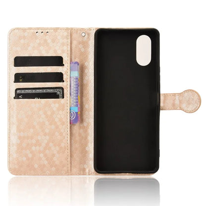 For Sony Xperia 10 VI Case Dot Pattern Card Slots Stand Mobile Phone Cover