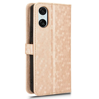 For Sony Xperia 10 VI Case Dot Pattern Card Slots Stand Mobile Phone Cover