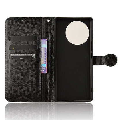 For vivo V30e 5G Case Shockproof Dot Imprinted PU Leather Flip Phone Wallet Cover