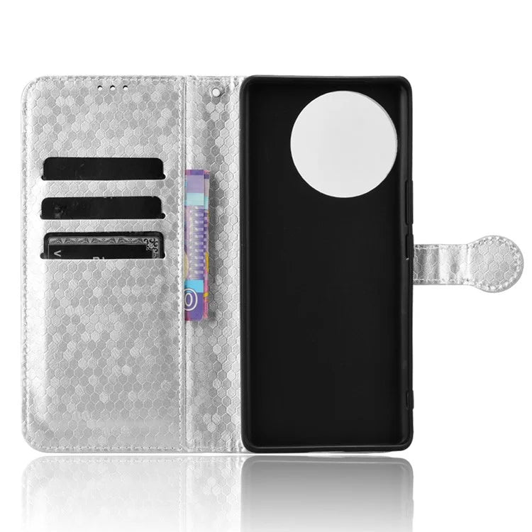 For vivo V30e 5G Case Shockproof Dot Imprinted PU Leather Flip Phone Wallet Cover