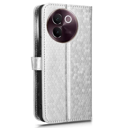 For vivo V30e 5G Case Shockproof Dot Imprinted PU Leather Flip Phone Wallet Cover