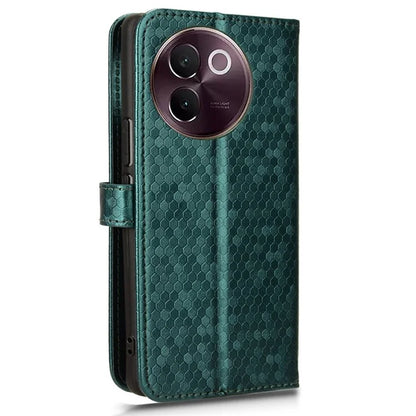 For vivo V30e 5G Case Shockproof Dot Imprinted PU Leather Flip Phone Wallet Cover
