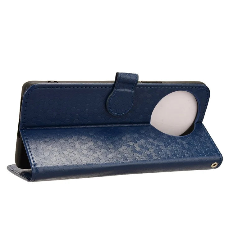 For vivo V30e 5G Case Shockproof Dot Imprinted PU Leather Flip Phone Wallet Cover