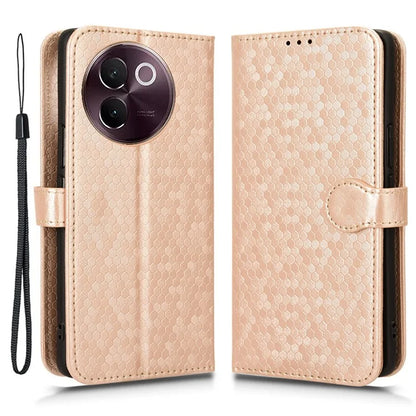 For vivo V30e 5G Case Shockproof Dot Imprinted PU Leather Flip Phone Wallet Cover