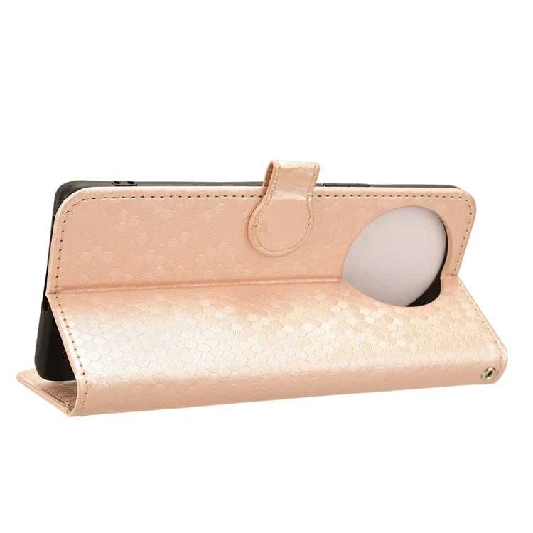 For vivo V30e 5G Case Shockproof Dot Imprinted PU Leather Flip Phone Wallet Cover