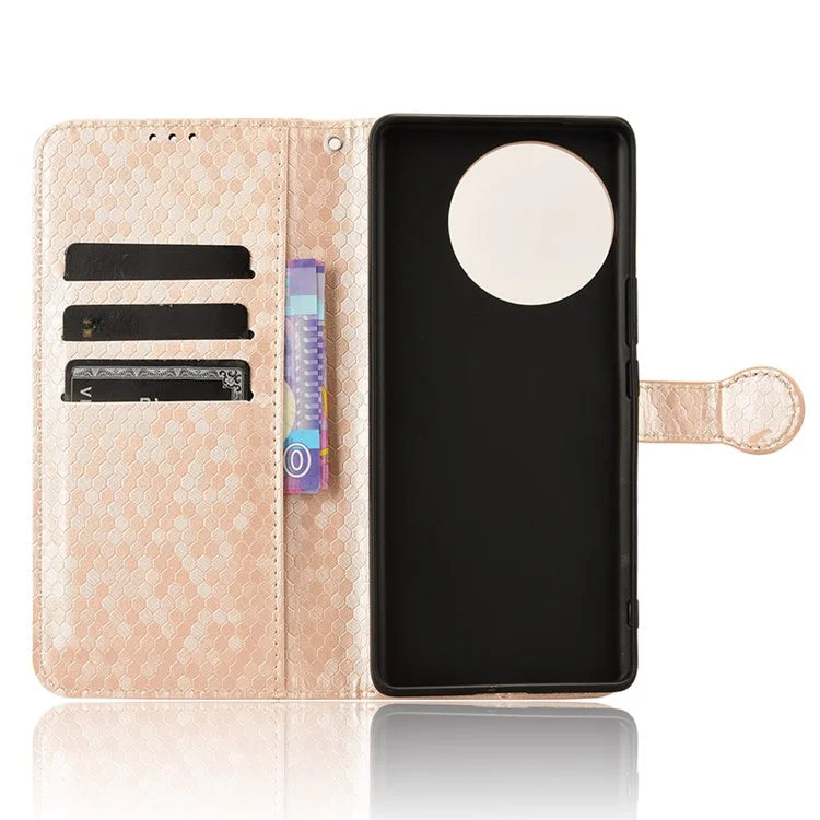 For vivo V30e 5G Case Shockproof Dot Imprinted PU Leather Flip Phone Wallet Cover
