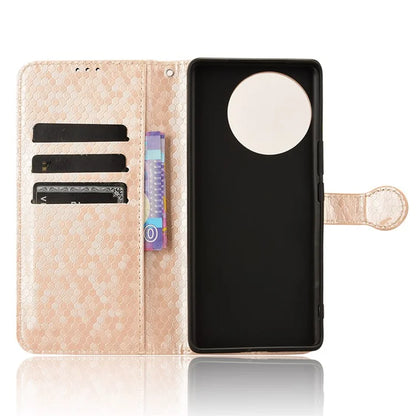 For vivo V30e 5G Case Shockproof Dot Imprinted PU Leather Flip Phone Wallet Cover