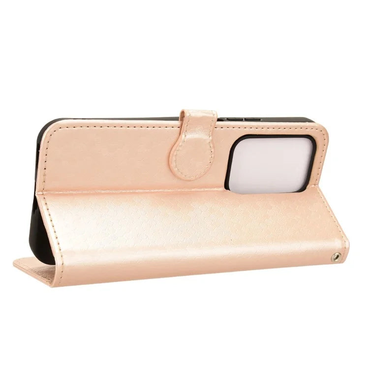 For Honor 200 Lite Wallet Card Slots Case Dot Imprinted Leather Phone Cover