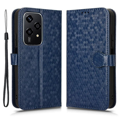 For Honor 200 Lite Wallet Card Slots Case Dot Imprinted Leather Phone Cover