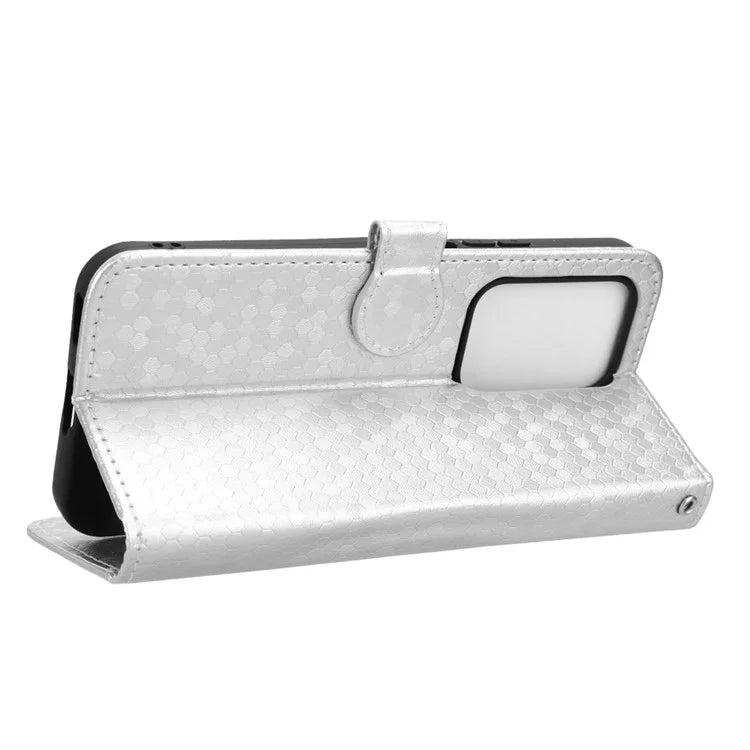 For Honor 200 Lite Wallet Card Slots Case Dot Imprinted Leather Phone Cover