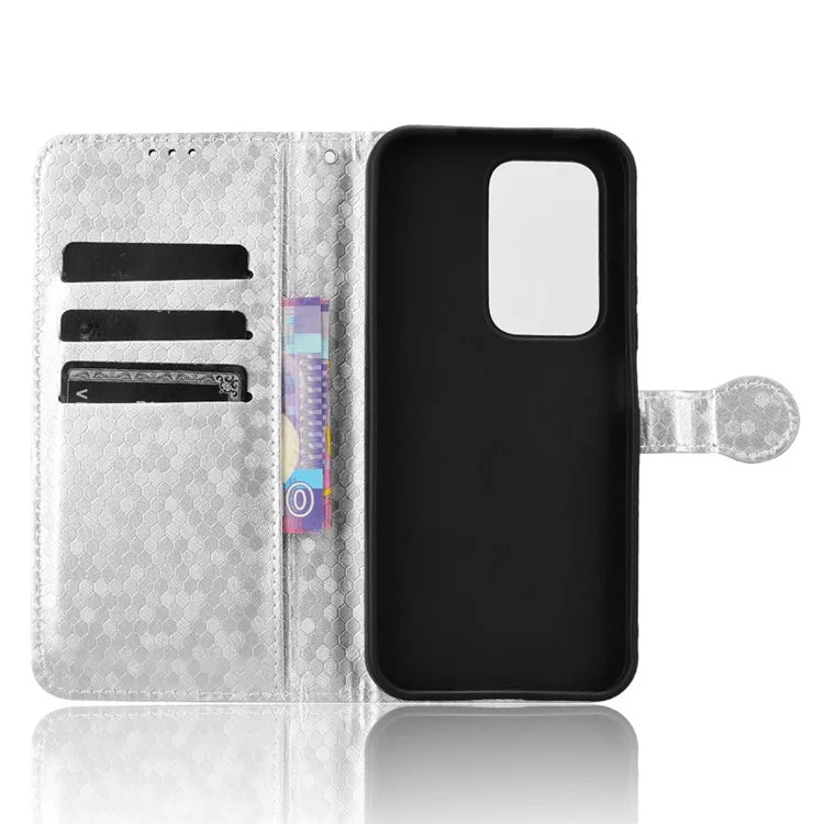 For Honor 200 Lite Wallet Card Slots Case Dot Imprinted Leather Phone Cover