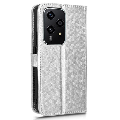 For Honor 200 Lite Wallet Card Slots Case Dot Imprinted Leather Phone Cover