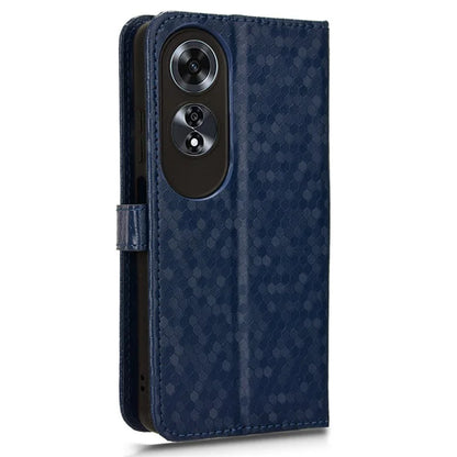 For Oppo A60 4G Cell Phone Case PU Leather Imprinted Shockproof Stand Cover