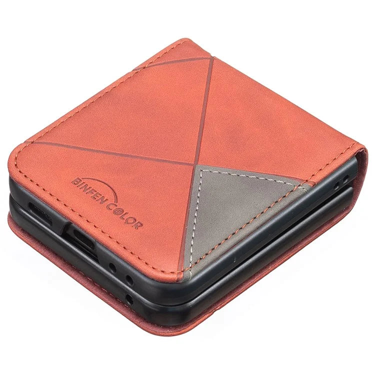 For Samsung Galaxy Z Flip6 5G Case Fall Proof Phone Cover Geometric Imprinted