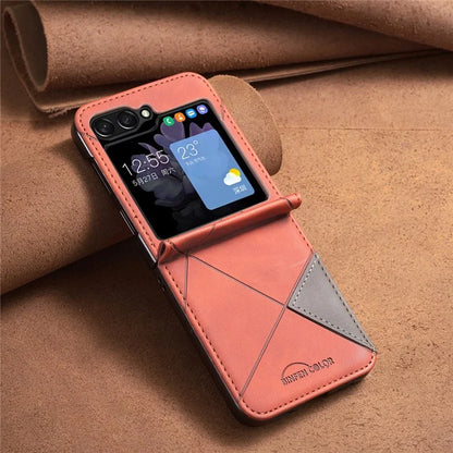 For Samsung Galaxy Z Flip6 5G Case Fall Proof Phone Cover Geometric Imprinted