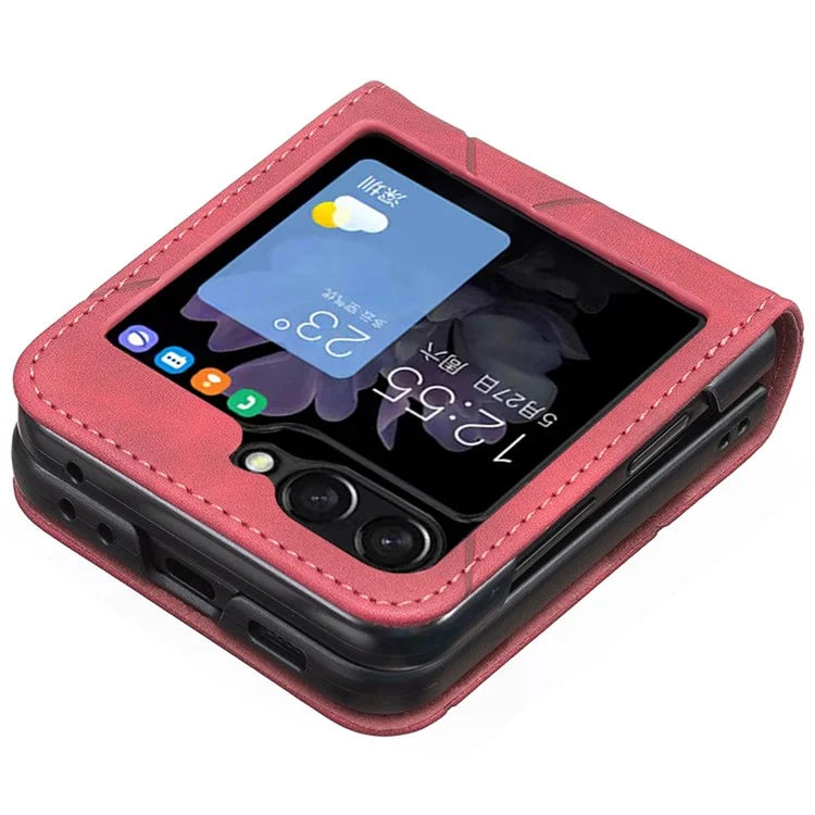 For Samsung Galaxy Z Flip6 5G Case Fall Proof Phone Cover Geometric Imprinted