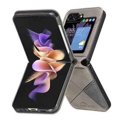 For Samsung Galaxy Z Flip6 5G Case Fall Proof Phone Cover Geometric Imprinted
