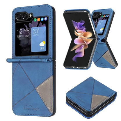 For Samsung Galaxy Z Flip6 5G Case Fall Proof Phone Cover Geometric Imprinted